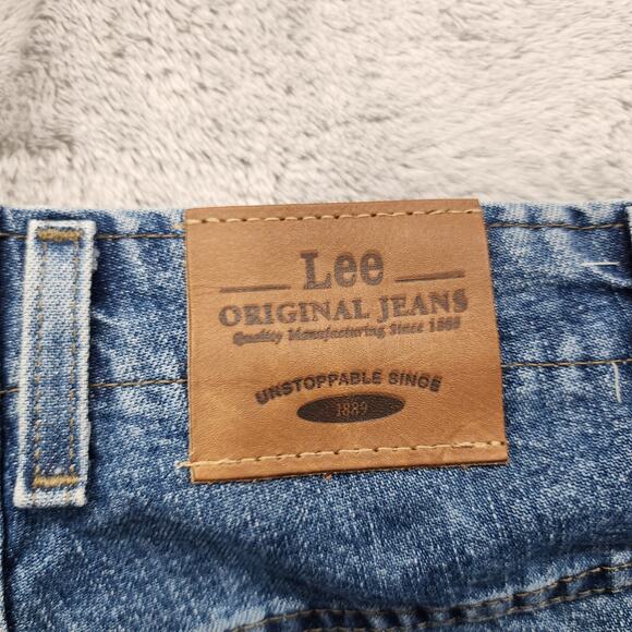 Vintage 90s LEE Riders Jeans Womens 18WL LONG Blue High Rise Tapered Leg Mom - Picture 4 of 11